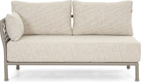 Hoek loungeset 5 personen Rope Taupe  Santika Furniture Santika