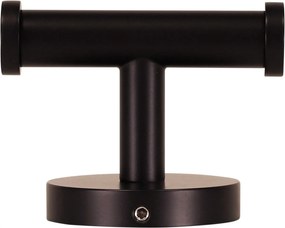 Plieger Vigo handdoekhaak dubbel mat zwart