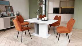 LEONEL Wit Mat – MODERNE VOUWTAFEL TOT 180 cm!