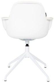 Zuiver Albert Kuip Swivel Witte Armstoel Draaibaar