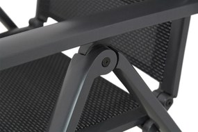 Tuinset 4 personen 92 cm Aluminium/Textileen /Aluminium/textileen Grijs Hartman Royal