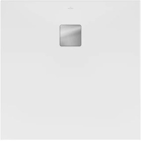 Villeroy & Boch Excello douchevloer ultracore 100x100x4cm antislip alpin white UDA1010EXC1GV-01