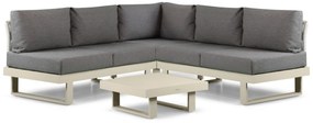 Hoek loungeset 5 personen Aluminium Taupe Lifestyle Garden Furniture Lorenzo