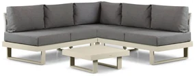 Hoek loungeset 5 personen Aluminium Taupe  Lifestyle Garden Furniture Lorenzo