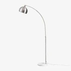 Diala Vloerlamp Grijs – Zilver - Sklum
