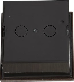 Moderne wandlamp roestbruin vierkant incl. LED IP54 - Gem