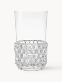 Waterglazen Jellies met structuurpatroon, 4 stuks