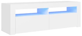 vidaXL Tv-meubel met LED-verlichting 120x35x40 cm wit