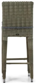 Garden Collections York Barchair Natural Wicker Taupe