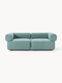 Modulaire bank Anton (2-zits) van bouclé
