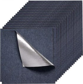 VEVOR Tapijttegels 609,6 x 609,6 x 5 mm, 15 stuks, zelfklevend tapijt met een oppervlakte van 5,5 m², tapijtvloer, eenvoudig zelf te vervangen voor woonkamer en kantoor, grijs