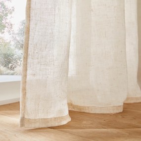 Lussengordijn in polyester en linnen Aron