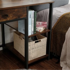 Nancy's Rockefeller Cross 2 Bureau - Industriële Werktafel - Vintage Tafel - Bureaus - Industrieel - 115 x 60 x 76 cm