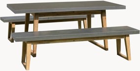 Tuin-eetset Hector met poten van acaciahout, 3-delig
