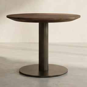 Brons Potige Salontafel Rond - 50 X 50cm.