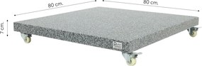 Valencia - Siesta / Hacienda verrijdbare parasolvoet 120 kg.
