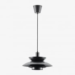 Alicia Ijzeren Plafondlamp Zwart - Sklum