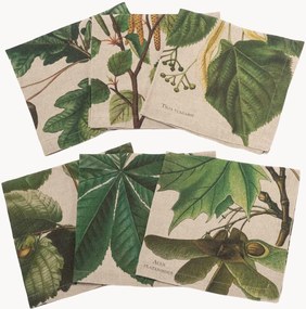 Linnen servetten Trees, 6-delig