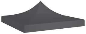 vidaXL Partytentdak 270 g/m² 2x2 m antraciet