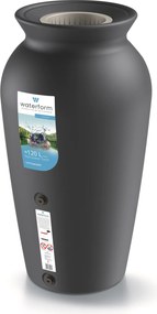 Prosperplast Velcan Regenvat 120 Liter -Ø 49 x H 90 cm - Antraciet - Compact&amp;Stijlvol