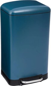 5Five Vuilnisbak Ariane Metaal - Pedaalemmer donkerblauw - Afvalbak met softclose - 34 x 30,5 x 61 cm - 30 l