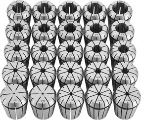 VEVOR ER32 spantangenset 1/16 inch tot 13/16 inch, 25-delig, voor frees- en boormachines, nauwkeurigheid van 0,0008 inch, CNC-spantangen met opbergdoos, gelegeerd staal
