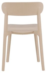 Jörn Eetkamerstoel - Jessica  - Beige - Kunststof - Jörn