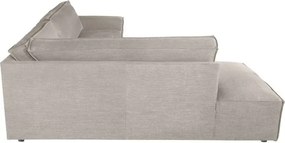 Hoekbank - Marken - links - Bjorn grof geweven beige 24