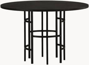 Ronde eettafel Copenhagen met houtlook tafelblad, Ø 115 cm