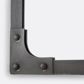 Metalen spigel in industriële stijl 144x120 cm, Lenaig