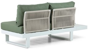 Hoek loungeset 6 personen Aluminium Wit  Lifestyle Garden Furniture Lorenzo
