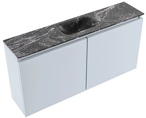 Mondiaz Ture DLux toiletmeubel 100cm clay met wastafel lava midden met kraangat