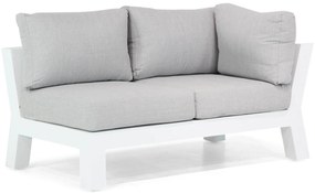 Hoek loungeset 5 personen Aluminium Wit  Santika Furniture Santika Yovita