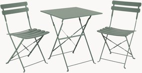 Inklapbare metalen tuin bistroset Ponte, 3-delig