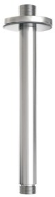 Brauer Brushed Carving thermostatische inbouw regendouche met staafhanddouche, plafondarm en hoofddouche 20cm set 77 RVS geborsteld PVD