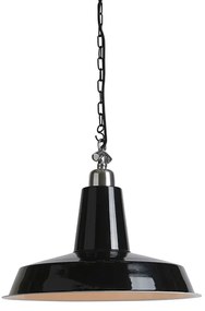 Eettafel / Eetkamer Industriële hanglamp zwart - Warrior Industriele / Industrie / Industrial, Retro E27 rond Binnenverlichting Lamp