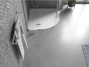 Mexen Bert halfronde douchebak SMC 90 x 90 cm, wit - 4KR109090