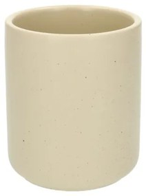 Toiletborstelhouder, keramiek, beige spikkel