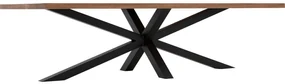 Goossens Eettafel Blade, Strak blad 300 x 100 cm 6 cm dik