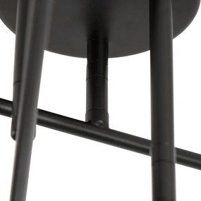 Smart plafondlamp zwart met goud 6-lichts incl. Wifi G95 - Sydney