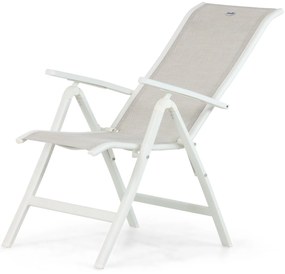 Hartman Alice Comfort Standenstoel Aluminium/textileen Wit