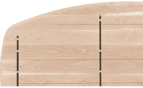 Goossens Excellent Eettafel Floyd, Semi ovaal 240 x 120 cm