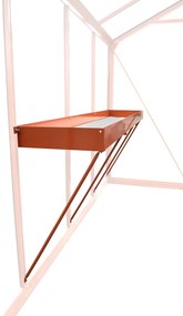 ACD zaaitafel met inleg - aluminium - 217 x 42cm - 10cm hoog