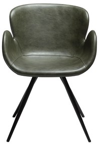 Dan-Form Gaia Design Stoel Groen Kunstleer Met Armleuning