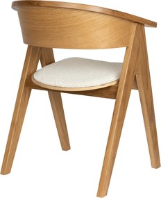 Zuiver Ndsm Design Eetkamerstoel Naturel Hout