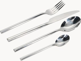 Bestekset Sane van gepolijst edelstaal, 6 personen, 24-delig