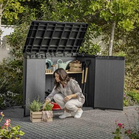 Keter Store it Out Darwin opbergbox 1100L - donkergrijs