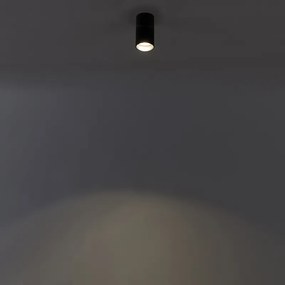 Smart moderne spot zwart incl. WiFi GU10 - Tuba