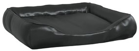 vidaXL Hondenmand 120x100x27 cm kunstleer zwart