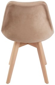Set van 4 Synk Fluwelen Stoelen
